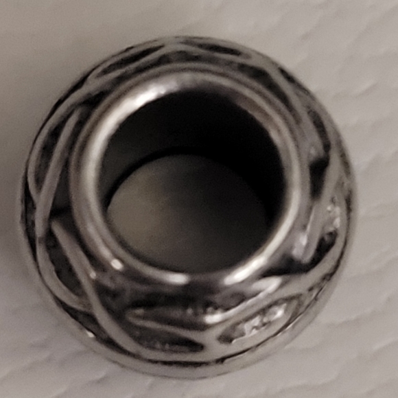 3/$30❤️Silver scroll spacers. OFF BRAND. Fits Pandora style bracelet 2 available - Picture 2 of 4